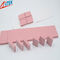 pink 3.0W/mK CPU Heatsink Cutting Thermal Conductive Foam Ultrasoft Compressible 7.5 MHz Dielectric Constant