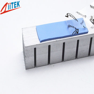 Thermiquement protection BLEUE de silicone du réémetteur isofréquence 3.2W/m-K avec 40 SHORE00, Tem : -50 à 200℃