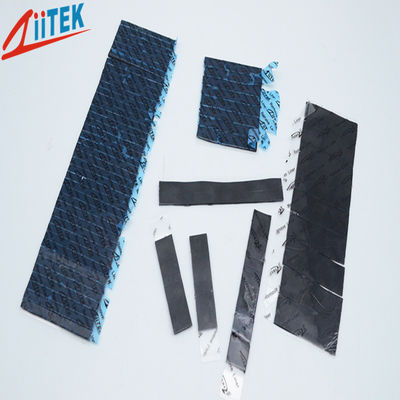 Protection thermique noire 1,5 W/MK de remplissage d'écart de matériaux de silicone de conductivité thermique pour les solutions thermiques micro de caloduc