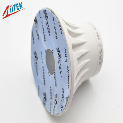 réémetteur isofréquence thermique ultra mou TIF100-50-05E du bleu 5,0 W/mK avec la feuille adhésive -50 en caoutchouc de silicone de revêtement à 200℃