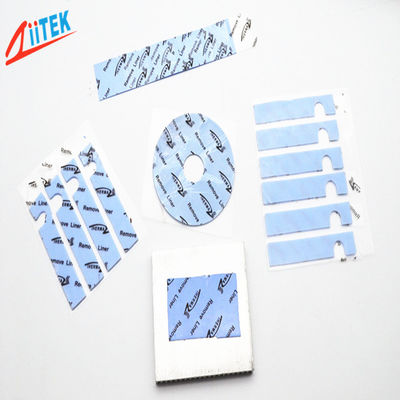 2,0 feuille thermique bleue natually de mauvais goût ultra molle -40 en caoutchouc de silicone du réémetteur isofréquence TIF100-20-05U de W/mK à 160℃