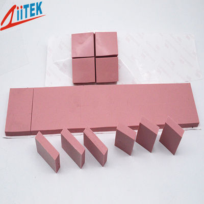 Pink 3.0W/MK CPU Heatsink Colling Thermal Conductive Ultra Soft Gap Filler Pad Hardness 35 Shore00