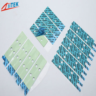Conductivité thermique hautement efficace 1,2 W / mk Tamps thermiques en silicone pour les matériaux d'isolation thermique pour ordinateur portable