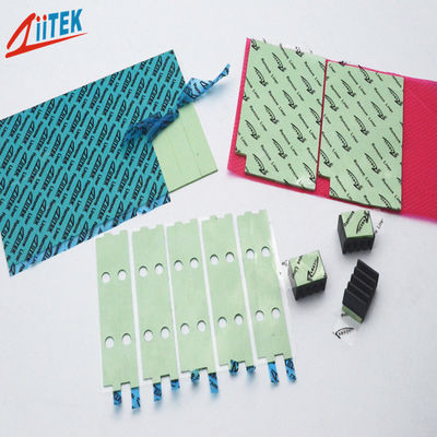 Custom Size Photovoltaic Thermal Pad 1-15W 0.5mm~5.0mm Silicone Themals Conductive Pads For Led Laptop GPU Ssd Cooling
