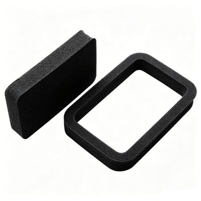 Matériau écumant de silicone noir résistant aux hautes températures pour le matériel de communication
