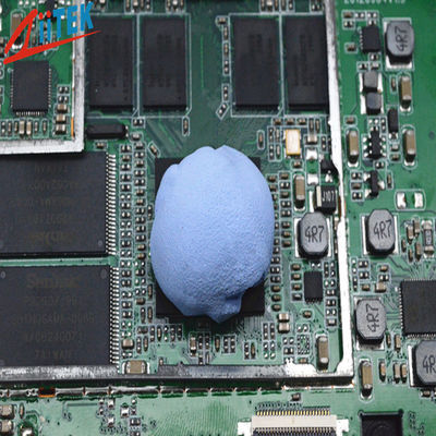 Gel thermoconducteur bleu 3W, remplissage d'espace thermique à haute viscosité, pour micro caloduc