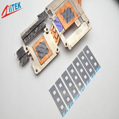 protection thermiquement conductrice du rivage 00 de la dureté 25 de radiateur d'unité centrale de traitement 2.5W/MK pour les composants électroniques